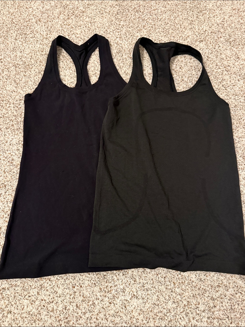 Lululemon Black Racerback Tanks